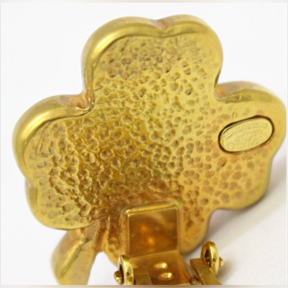 CHANEL CC Clover Clip On Earrings - Picture 10 of 12